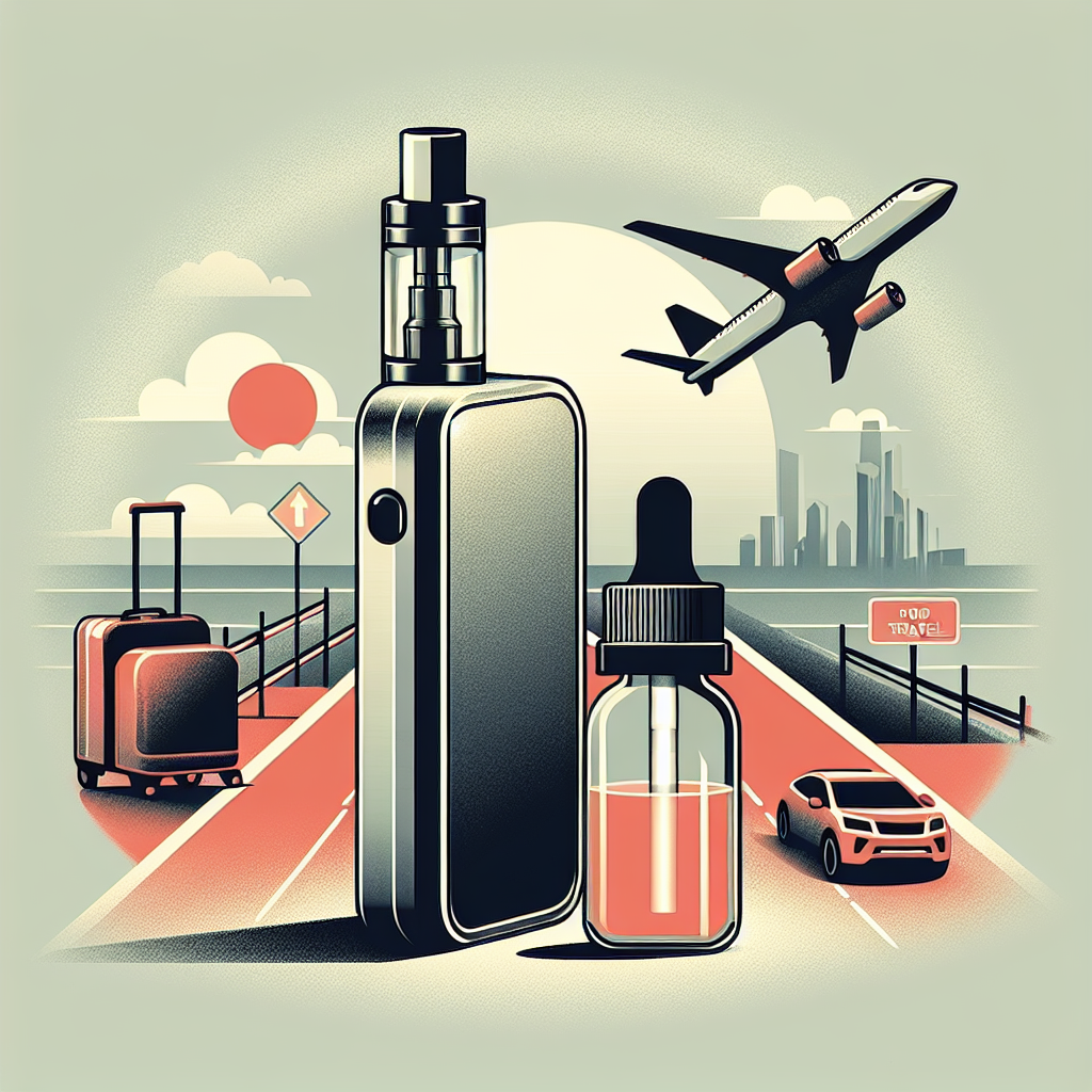 Сучасна под-система для вейпінгу з рідиною, зручна для подорожей, стильний дизайн.