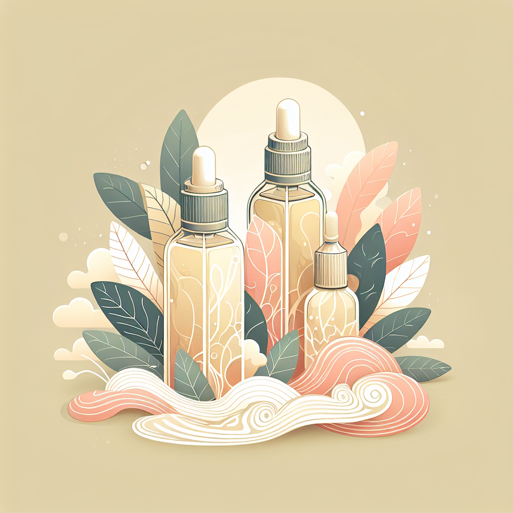 Мінімалістичне зображення рідин для вейпів з натуральними інгредієнтами, з акцентом на релаксацію та творчість.