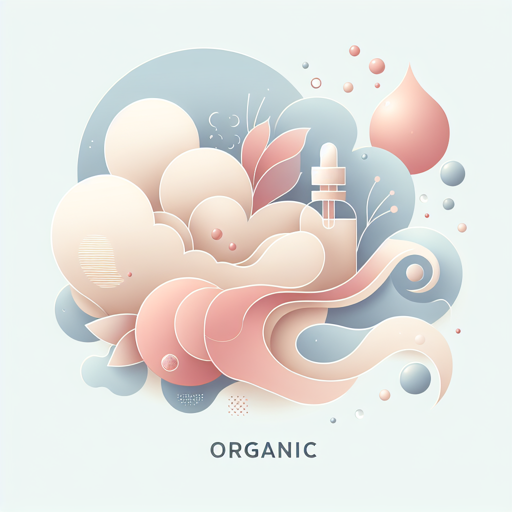 Органічна рідина для вейпа в абстрактному стилі з м'якими пастельними кольорами